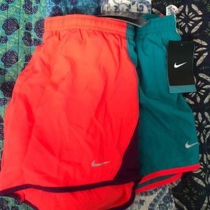 2 NWT Nike Dri-fit girls shorts XL fits women’s XS
